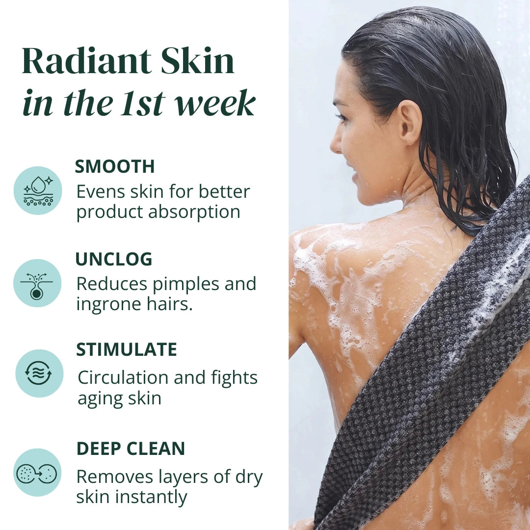 Qurated Korean Exfoliating Towel