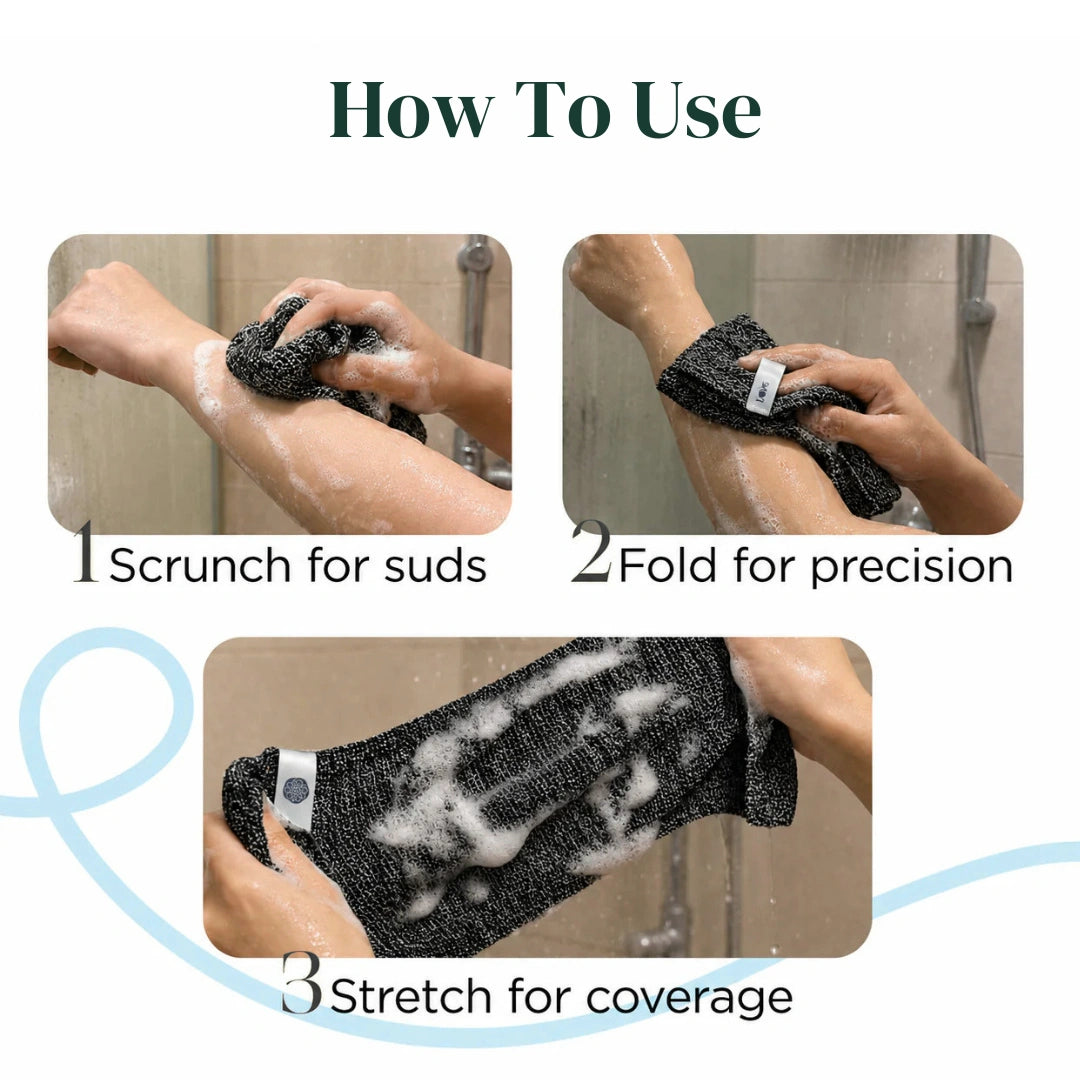 Qurated Korean Exfoliating Towel